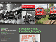 Tablet Screenshot of burkhard-wollny-eisenbahnfotografie.de